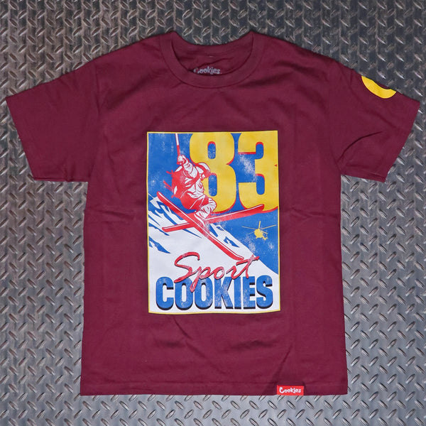 Cookies Slopes T-Shirt Burgundy CM244TSP38