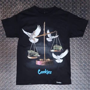 Cookies Scales Of Justice T-Shirt Black CM244TSP06