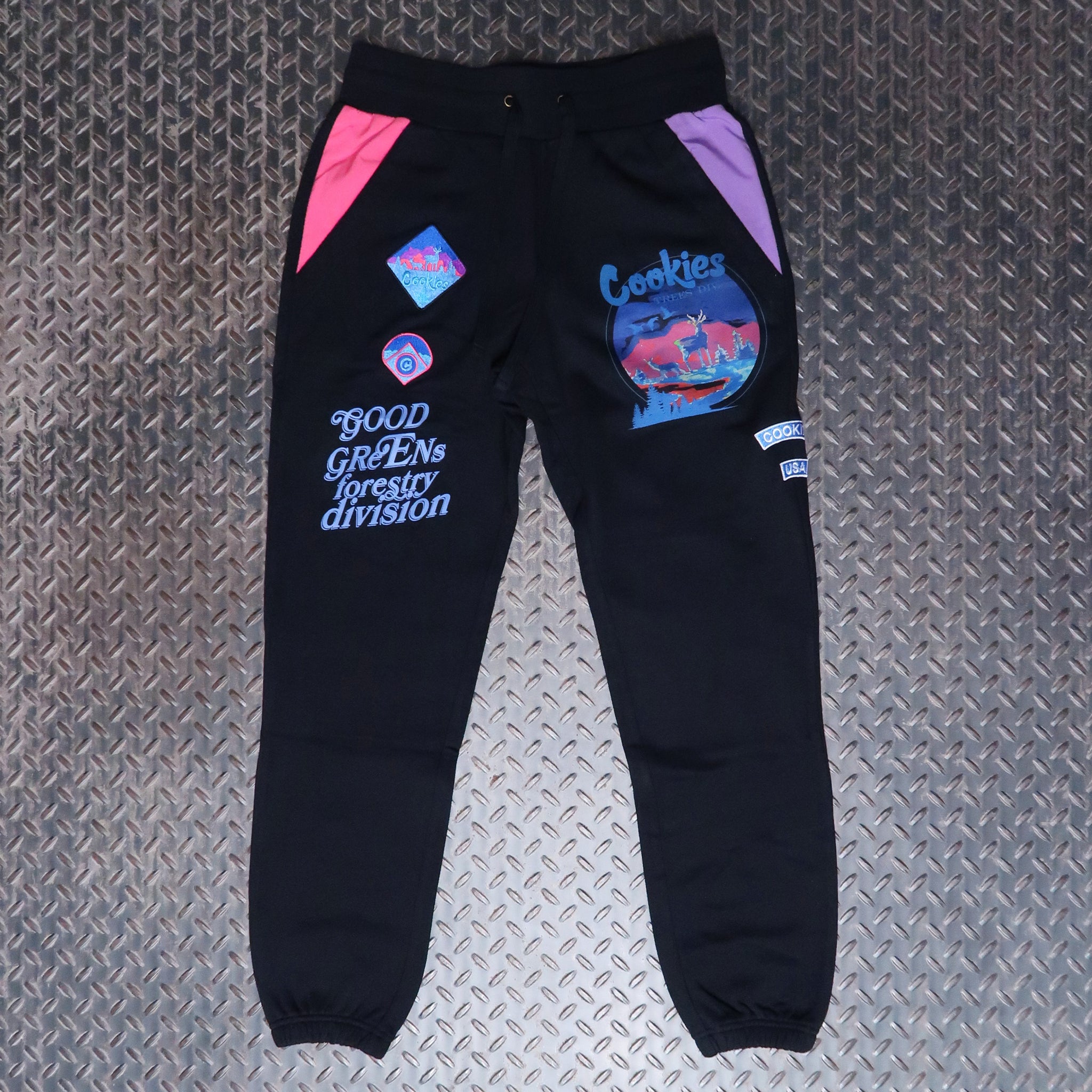 Cookies Tree Division Sweatpant Black CM244BKP02