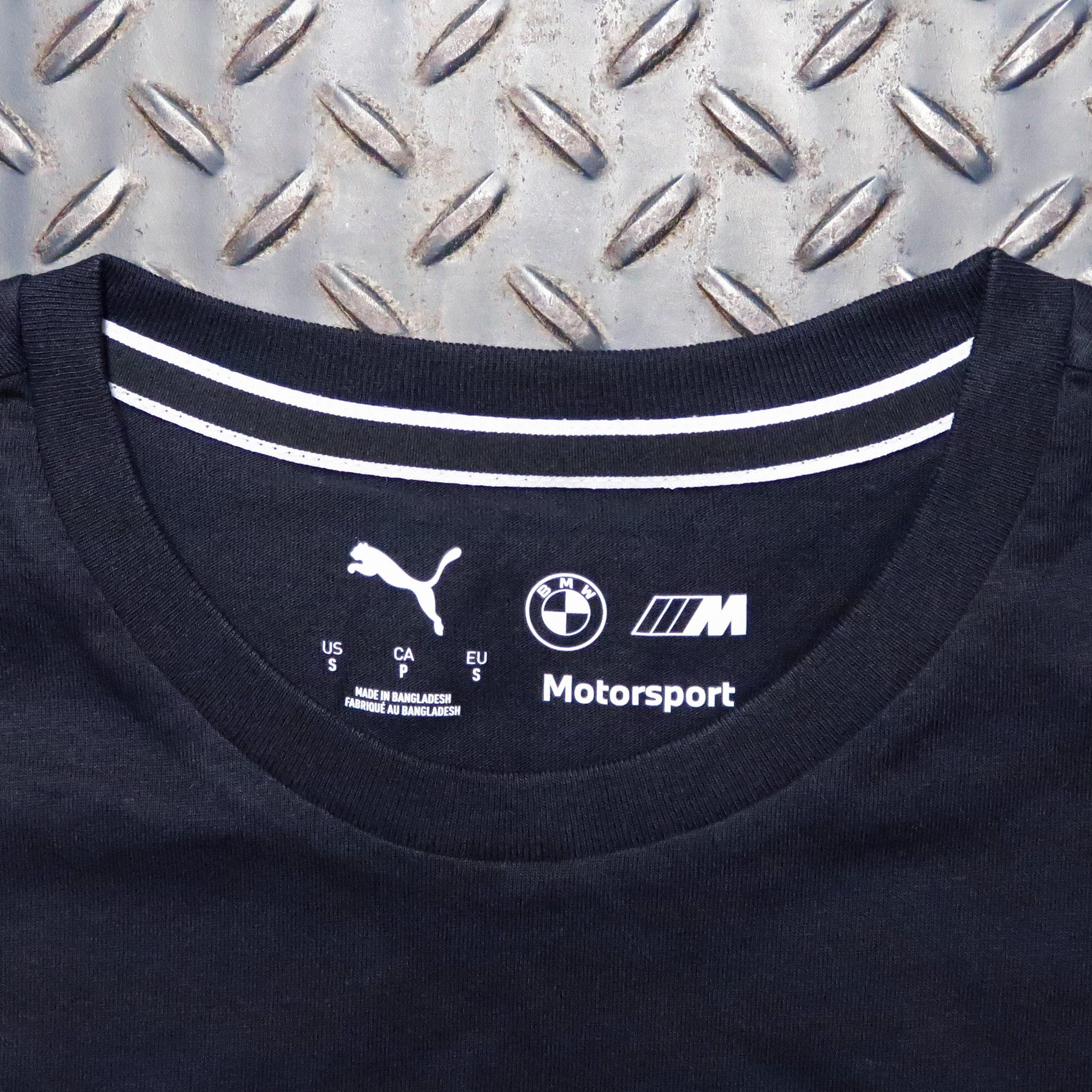 Puma The logo and the BMW wordmark are trademarks PUMA - Men - BMW ESS Logo Tee - Black – Nohble main image 4