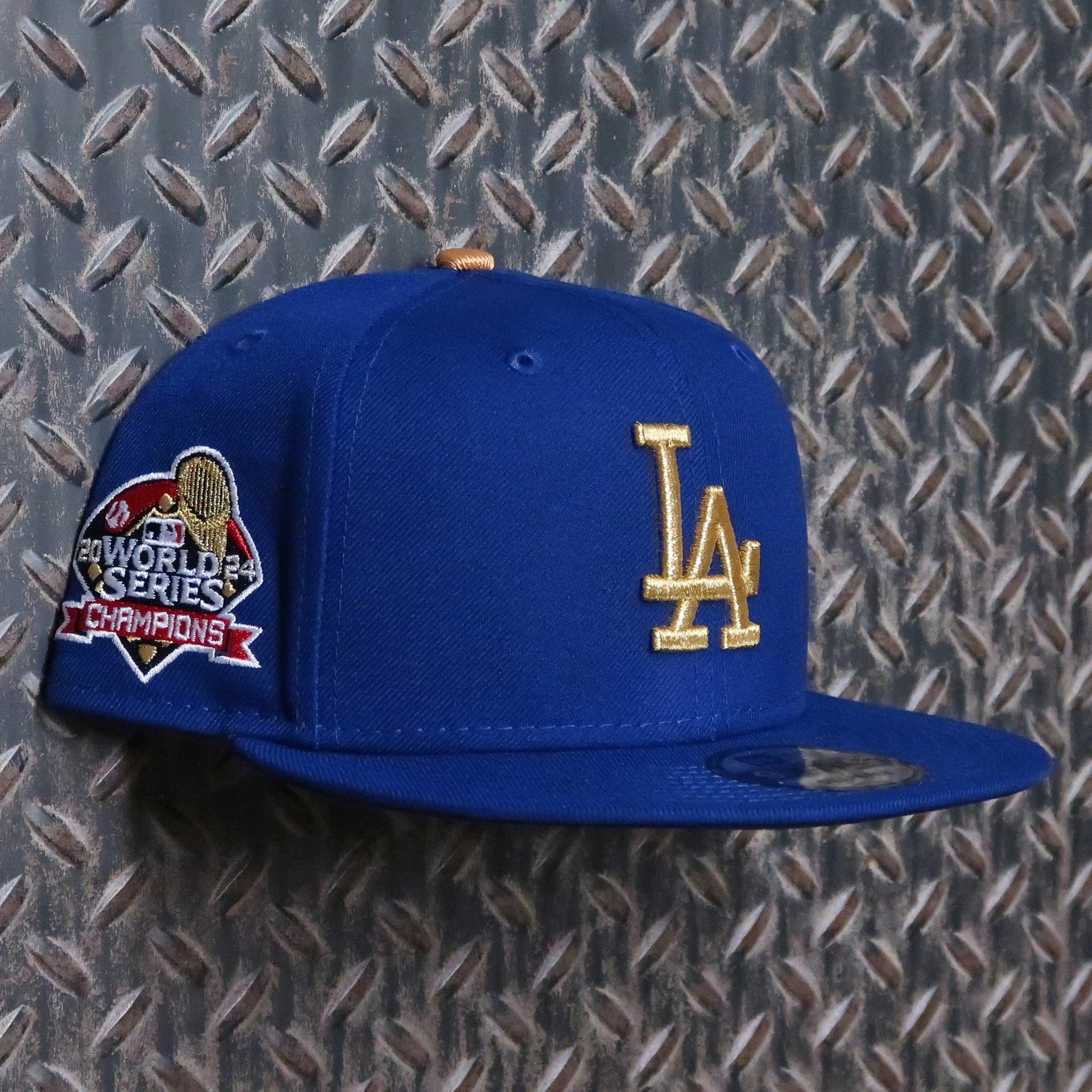 Gold Dodgers Championship Snapback New Era Los Angeles Dodgers