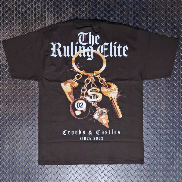 Crooks & Castles Keychain Premium Heavyweight Box T-Shirt