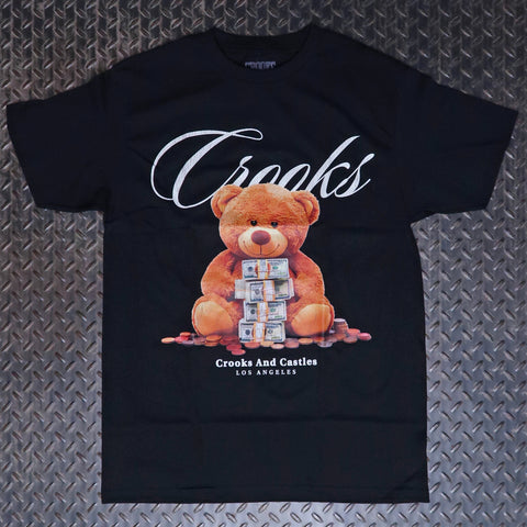 Crooks & Castles Forget The Flowers T-Shirt Black XC0204T