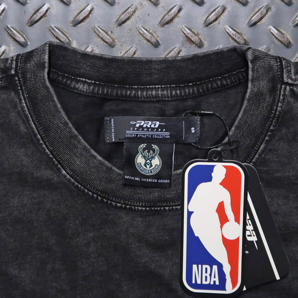 Pro Standard Milwaukee Bucks Enzyme Washed Drop Shoulder T-Shirt