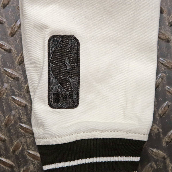 Pro Standard Milwaukee Bucks Rebel Athletics Denim Varsity Jacket