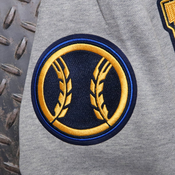 Pro Standard Milwaukee Brewers Team Badge Rib Hoodie