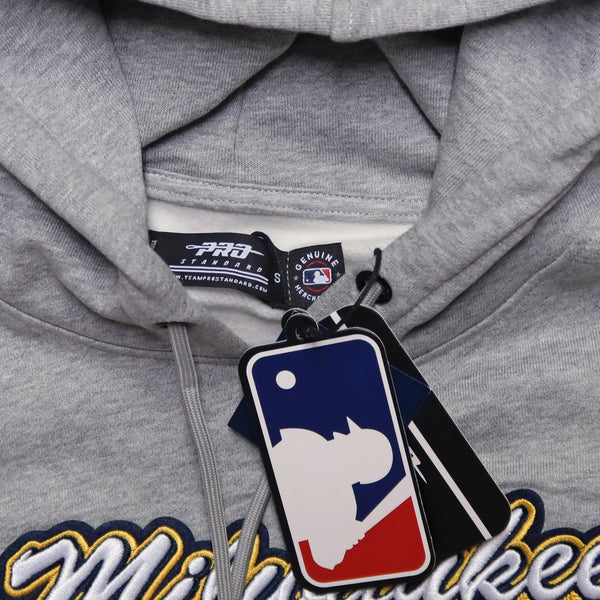 Pro Standard Milwaukee Brewers Team Badge Rib Hoodie