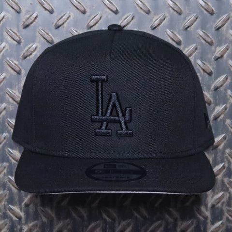 New Era Los Angeles Dodgers 9FIFTY A-Frame Snapback Hat Black 60587150