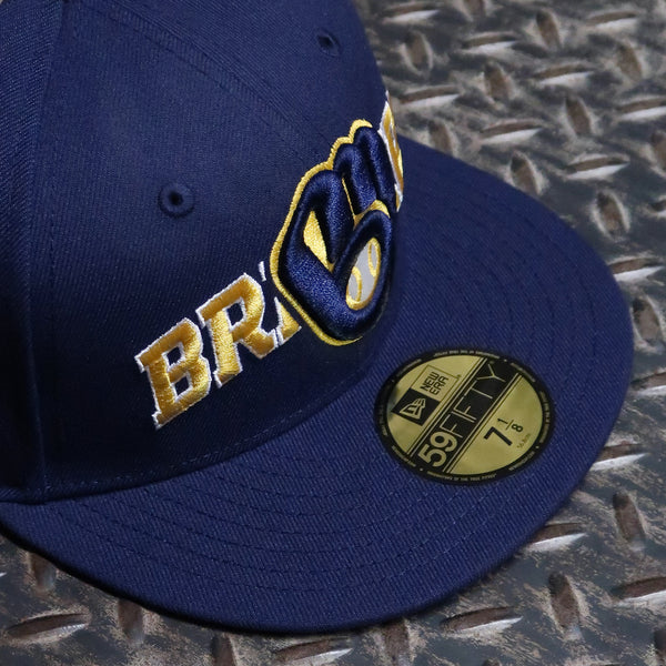 New Era Milwaukee Brewers Overlap 59FIFTY Fitted