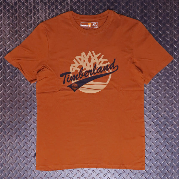 Timberland Brand Carrier Front Graphic T-Shirt Rust TB0A5MQ2C39