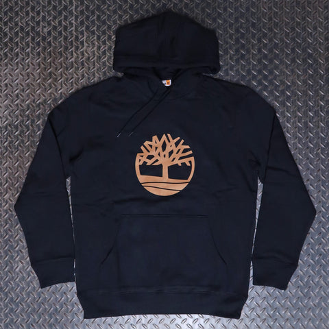 Timberland Tree Logo Pullover Hoodie Black Wheat TB0A2BJHP56