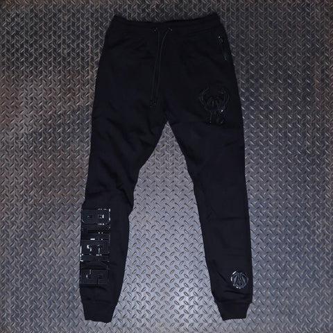 Pro Standard Milwaukee Bucks Triple Black Sweatpant Black BMB453422-BLK