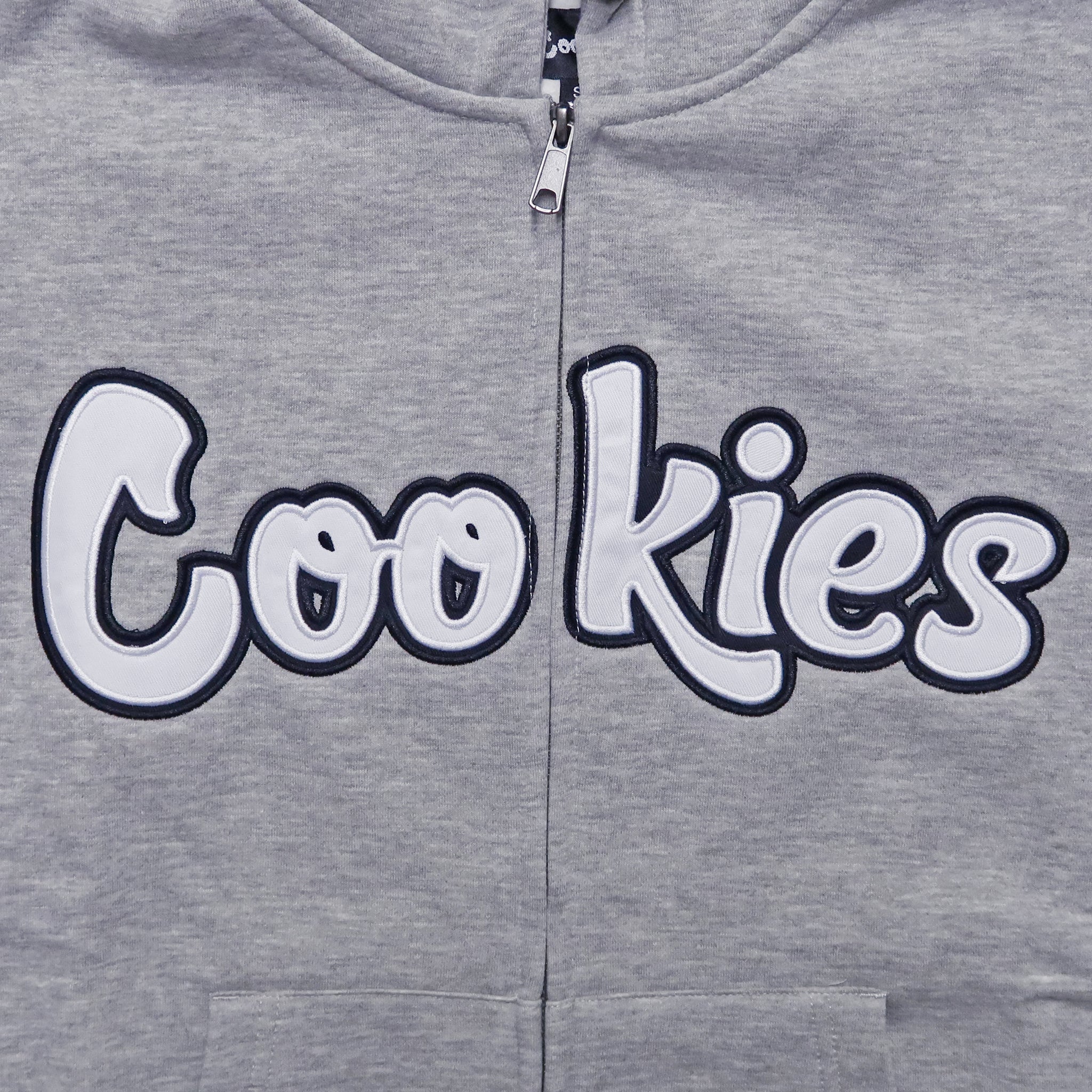 Cookies Original Logo Twill Applique Zip Hoodie – Envisionsinc