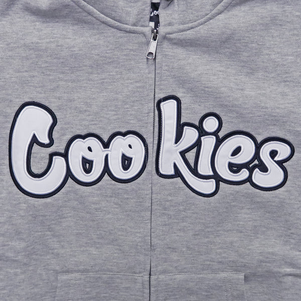 Cookies Original Logo Twill Applique Zip Hoodie