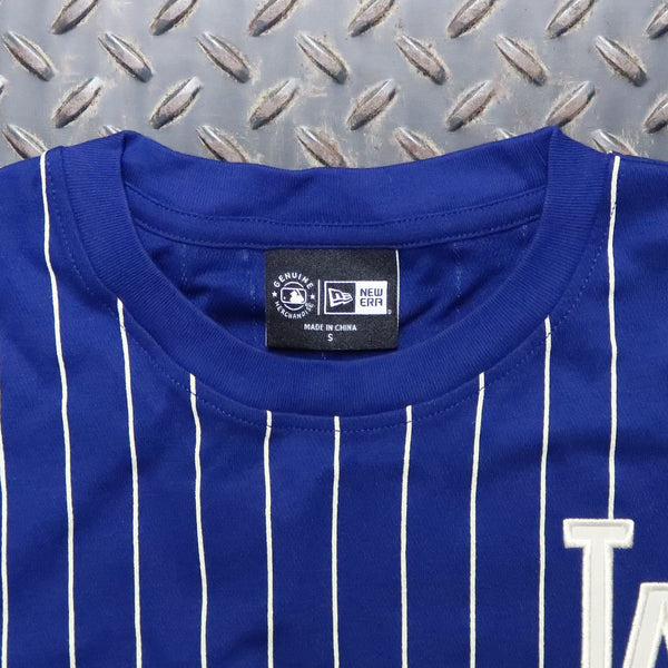 New Era Los Angeles Dodgers Throwback Pinstripe T-Shirt