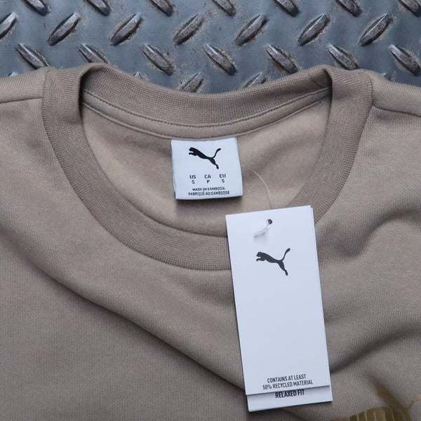 PUMA Metallic Relaxed Crewneck