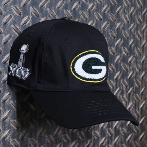 Pro Standard Green Bay Packers Mash Up Dad Hat Black FGP7410415-BLK