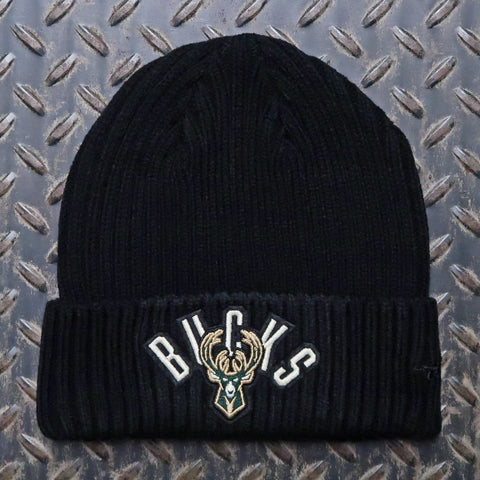 Pro Standard Milwaukee Bucks Modern Originals Knit Beanie Black BMB7516427-BLK