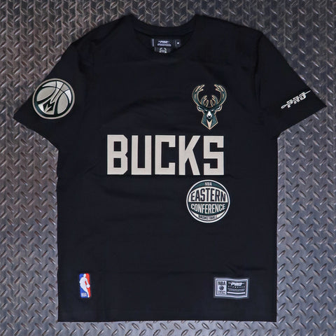 Pro Standard Milwaukee Bucks Modern Originals T-Shirt Back BMB1516412-BLK