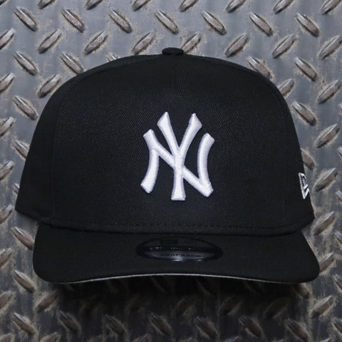New Era New York Yankees 9FIFTY A-Frame Snapback Black White 60587167