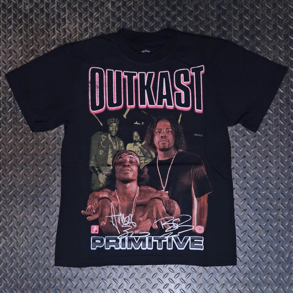 Primitive x Outkast Headline Heavy Weight T-Shirt Black PAPHO2437