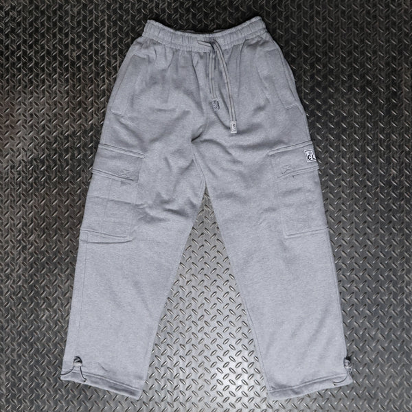 Pro Club Heavy Weight Cargo Sweatpant 13oz Heather Grey PC162