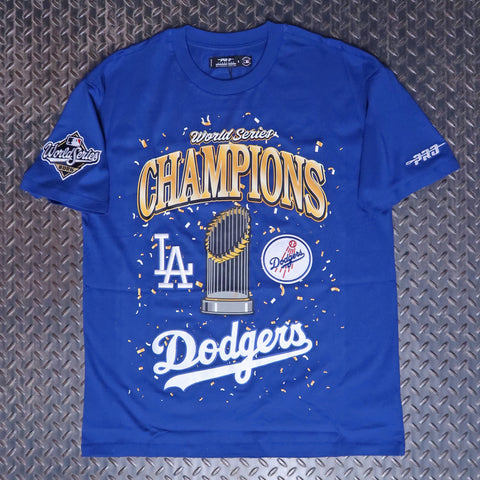Pro Standard Los Angeles Dodgers World Series Champions 2025 Drop Shoulder T-Shirt Blue LLD1316483-DBL