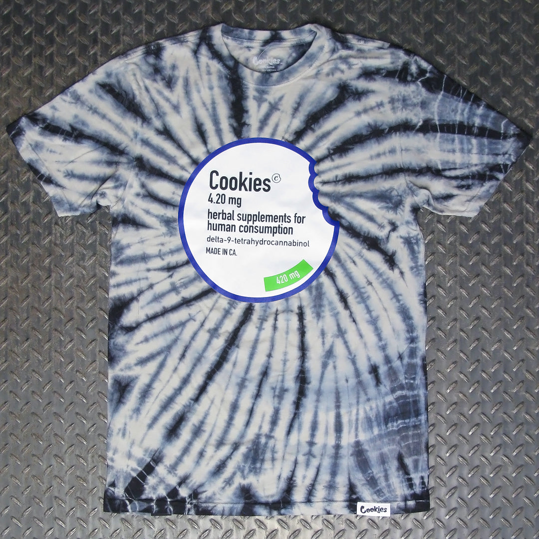 Cookies Herbal Supplements Tie Dye T-Shirt 1559T6349