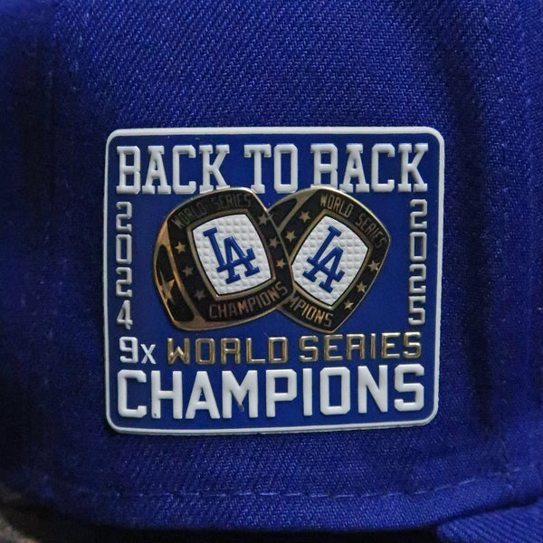 New Era Los Angeles Dodgers Back To Back World Series Champions 9FIFTY Snapback