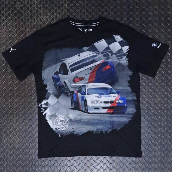 PUMA BMW M Motorsport Sportswear Car Graphic T-Shirt Black 63489001