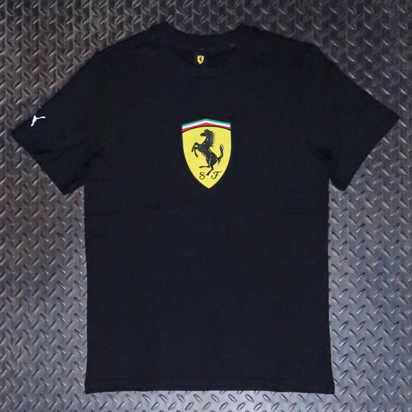 PUMA Ferrari Colored Shield T-Shirt Black 63531001