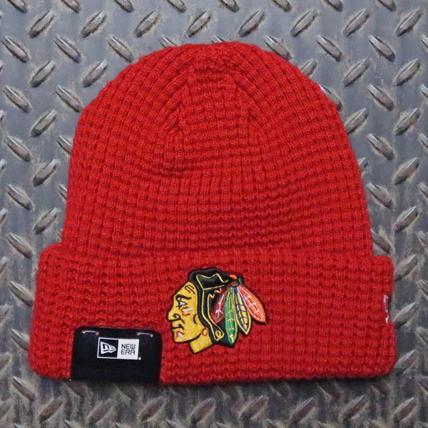 New Era Chicago Blackhawks Knit Waffle Beanie Red 60652944