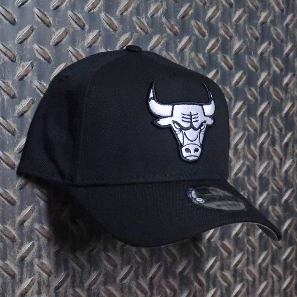 New Era Chicago Bulls 9FORTY A-Frame Snapback Black White 60587065