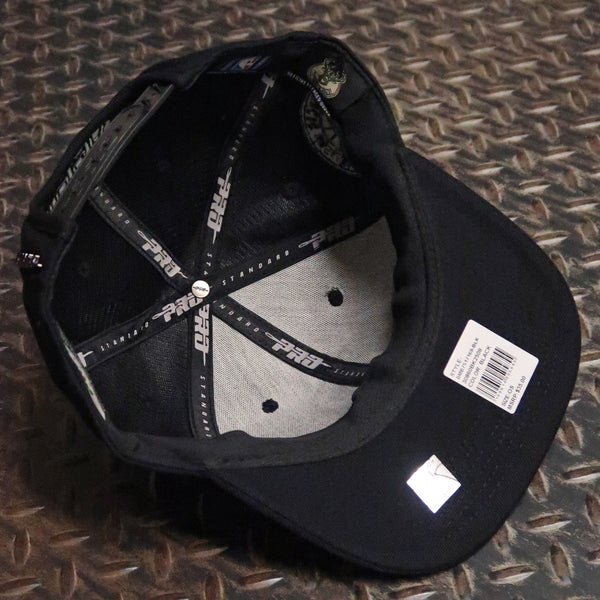 Pro Standard Milwaukee Bucks Triple Black Pro Six Snapback