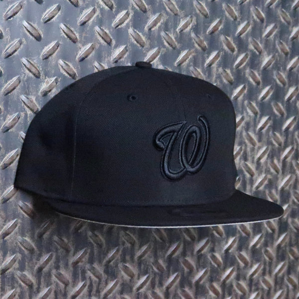 New Era Washington Nationals 9FIFTY Snapback Hat Black 11590991
