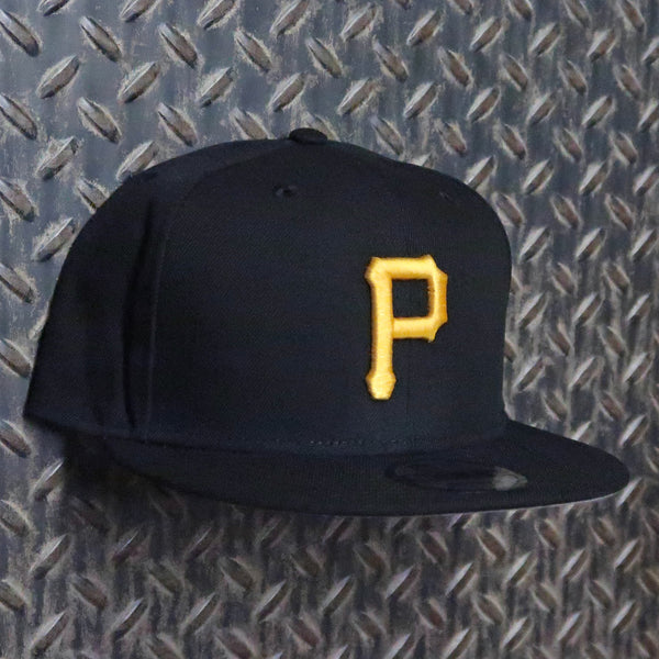 New Era Pittsburgh Pirates 9FIFTY Snapback Hat Black Yellow 11591014