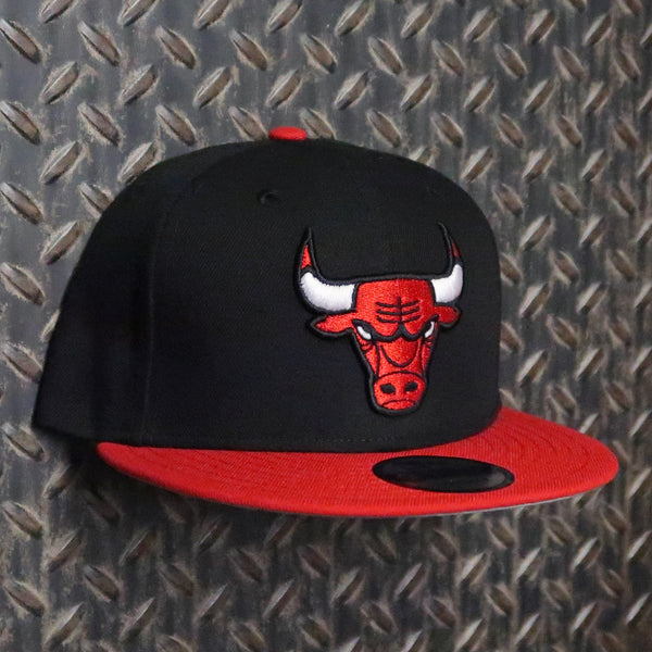 New Era Chicago Bulls 2Tone 9FIFTY Snapback Hat Black Red 70557027