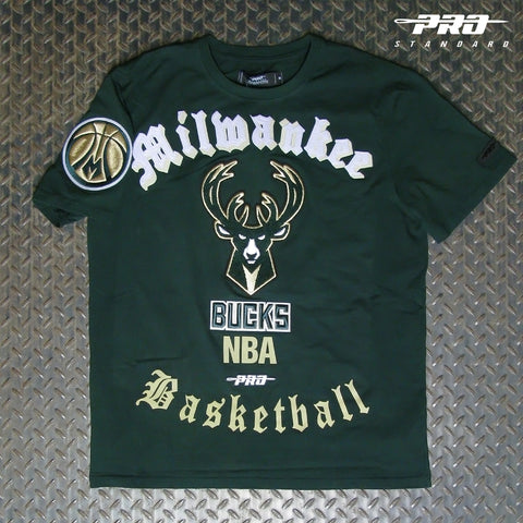Pro Standard Milwaukee Bucks Old English T-Shirt BMB154308