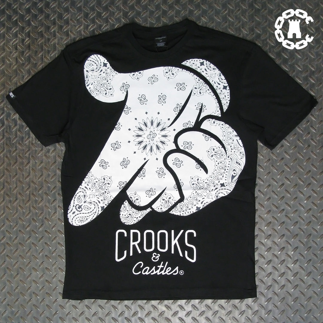 Crooks & Castles Air Gun Paisley T-Shirt 2BC7012